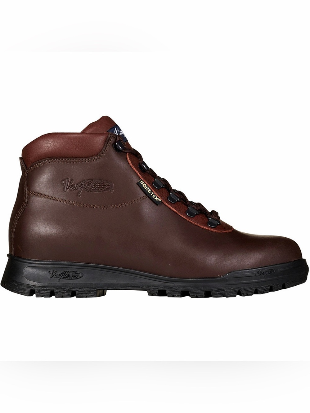 Vasque Burgundy Leather Gore-Tex Hiking Boots-38